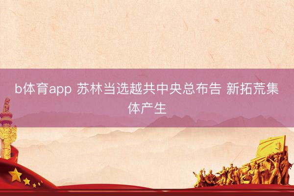 b体育app 苏林当选越共中央总布告 新拓荒集体产生