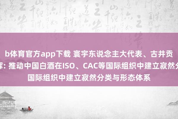 b体育官方app下载 寰宇东说念主大代表、古井贡酒董事长梁金辉: 推动中国白酒在ISO、CAC等国际组织中建立寂然分类与形态体系