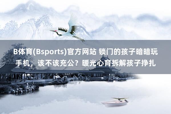 B体育(Bsports)官方网站 锁门的孩子暗暗玩手机，该不该充公？暖光心育拆解孩子挣扎