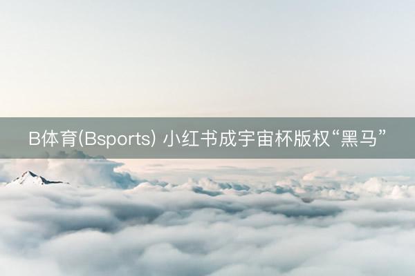 B体育(Bsports) 小红书成宇宙杯版权“黑马”